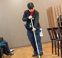 従業員施設の清掃のおしごとに関する画像です