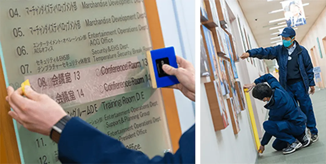 施設のメンテナンスのおしごとに関する画像です